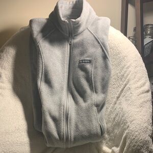 Columbia Light Gray Full-Zip Fleece